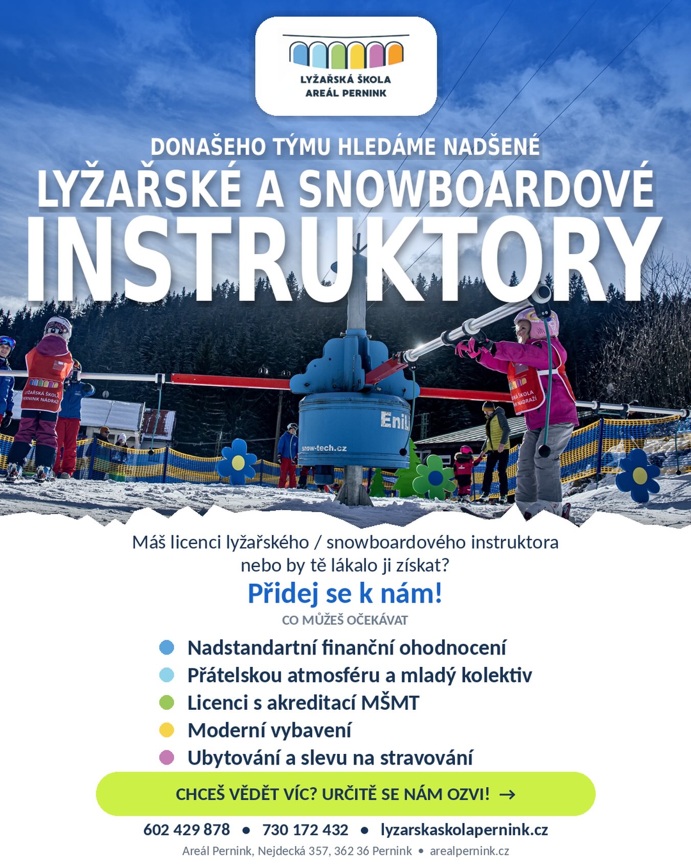 ☃️ Hledáme nové parťáky k nám do týmu!